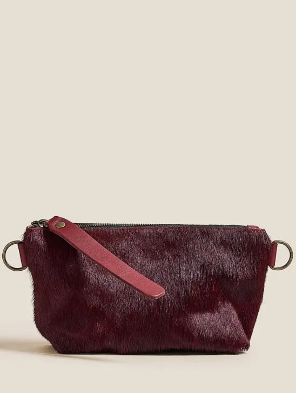 ALTERED NWT PARKER THATCH LITTLE BUDDY BAG - BURGUNDY HAIR